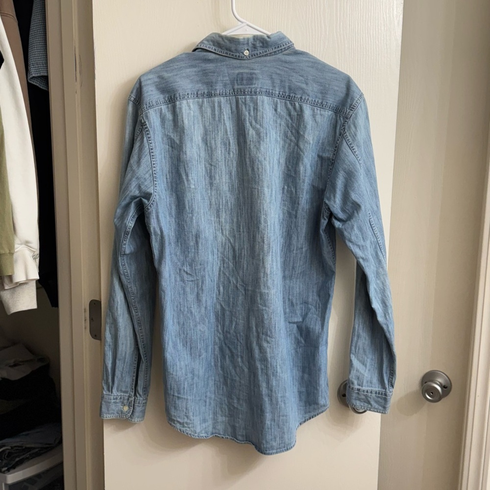 Lacoste Light Blue/Denim Casual Shirt - Picture 4 of 4